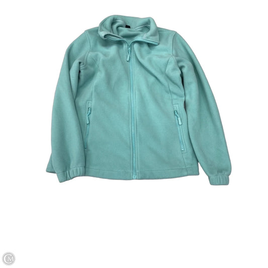 Jacket Fleece By Clothes Mentor In Aqua, Size: S