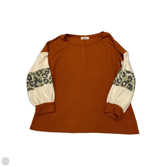 Top Long Sleeve By Haptics In Multi-colored, Size: 1x