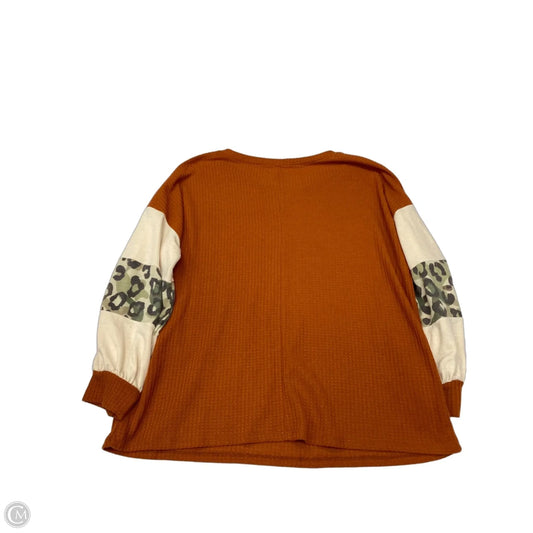 Top Long Sleeve By Haptics In Multi-colored, Size: 1x