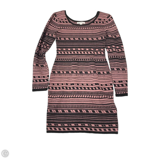 Dress Casual Midi By Say What In Black & Pink, Size: L