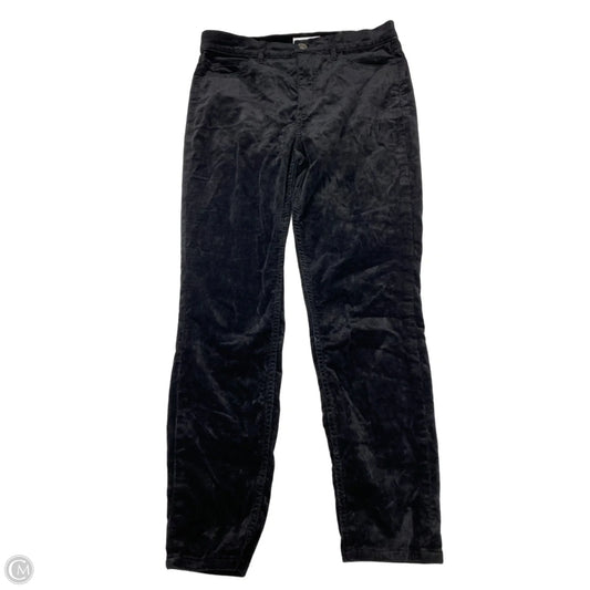 Pants Corduroy By Loft In Black, Size: 8