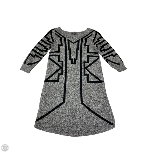 Dress Casual Short By Express In Black & Grey, Size: S