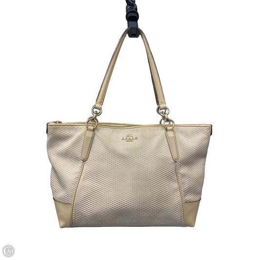 Tote Designer By Coach, Size: Medium