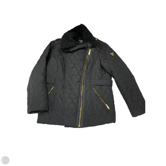 Jacket Puffer & Quilted By Guess In Black, Size: 1x