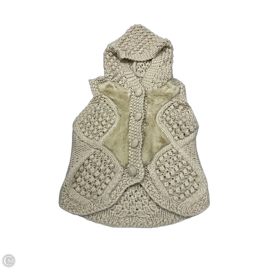 Vest Sweater By Cmc In Beige, Size: S