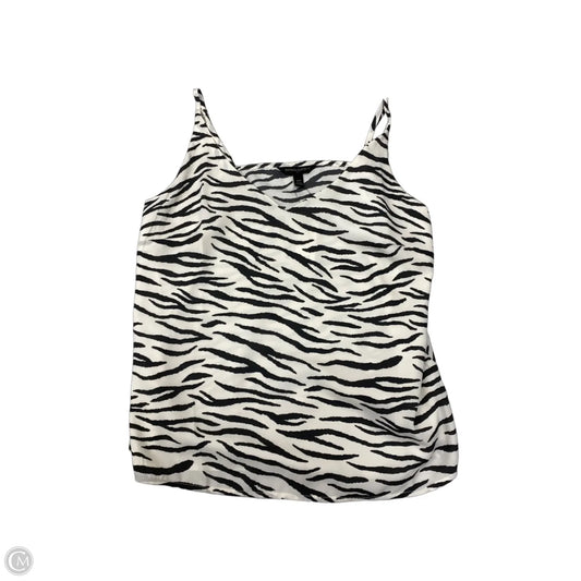 Top Cami By Banana Republic In Zebra Print, Size: Mp