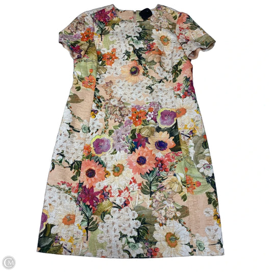 Dress Designer By Tory Burch In Floral Print, Size: M