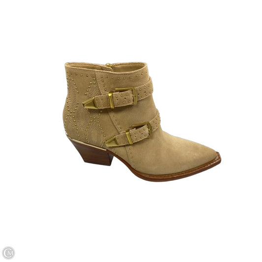 Boots Ankle Heels By Dolce Vita In Tan, Size: 6.5