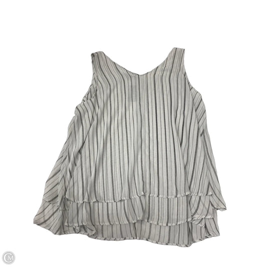 Top Sleeveless By Lane Bryant In Striped Pattern, Size: 3x