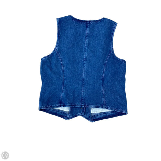 Vest Other By J. Crew In Blue Denim, Size: Xs
