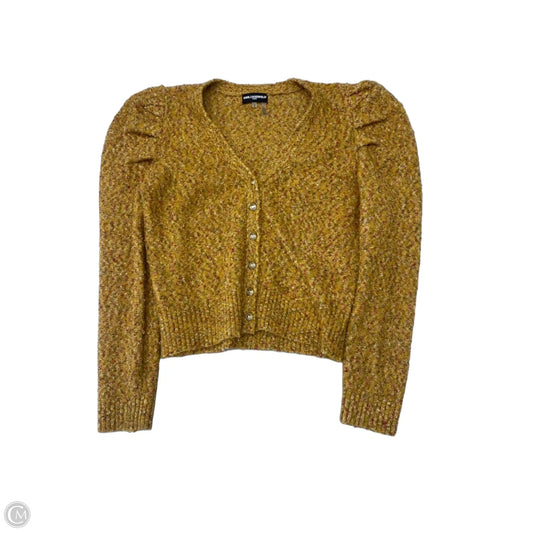 Sweater Cardigan Designer By Karl Lagerfeld In Multi-colored, Size: M