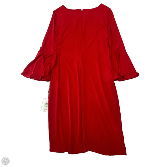 Dress Work By Calvin Klein In Red, Size: S
