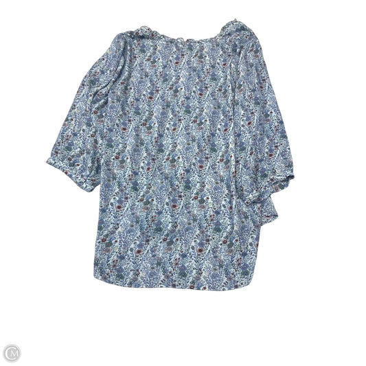 Blouse 3/4 Sleeve By Rose And Olive In Floral Print, Size: 1x