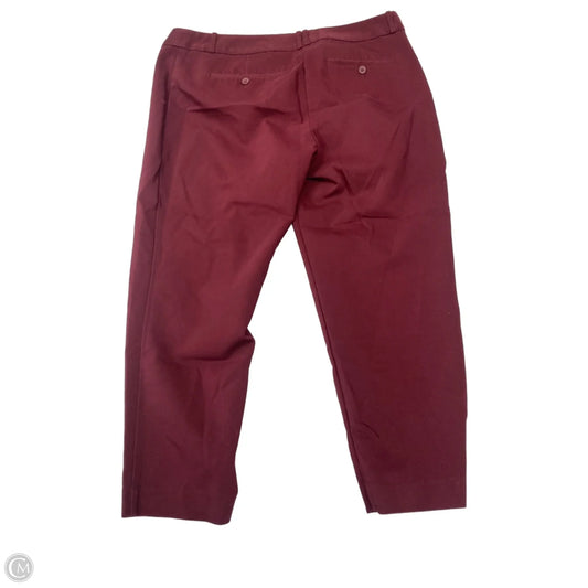 Pants Dress By Liz Claiborne In Maroon, Size: 16