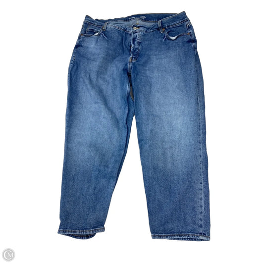 Jeans Straight By Old Navy In Blue Denim, Size: 22