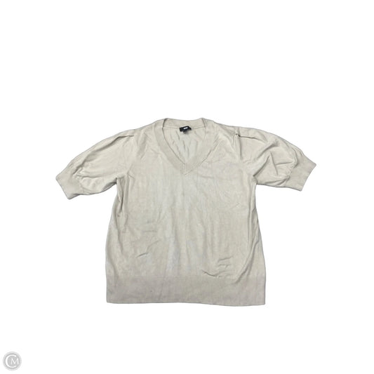 Top Short Sleeve By Dkny In Ivory, Size: Xxl