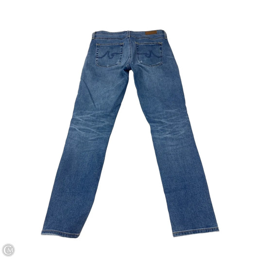 Jeans Skinny By Ag Jeans In Blue Denim, Size: 6