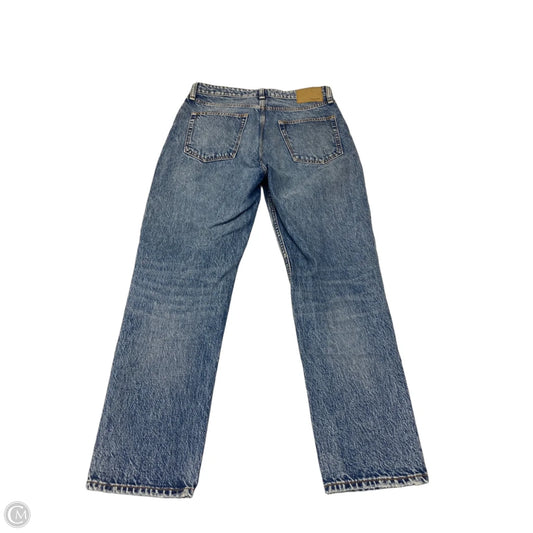 Jeans Straight By Rag & Bones Jeans In Blue Denim, Size: 8