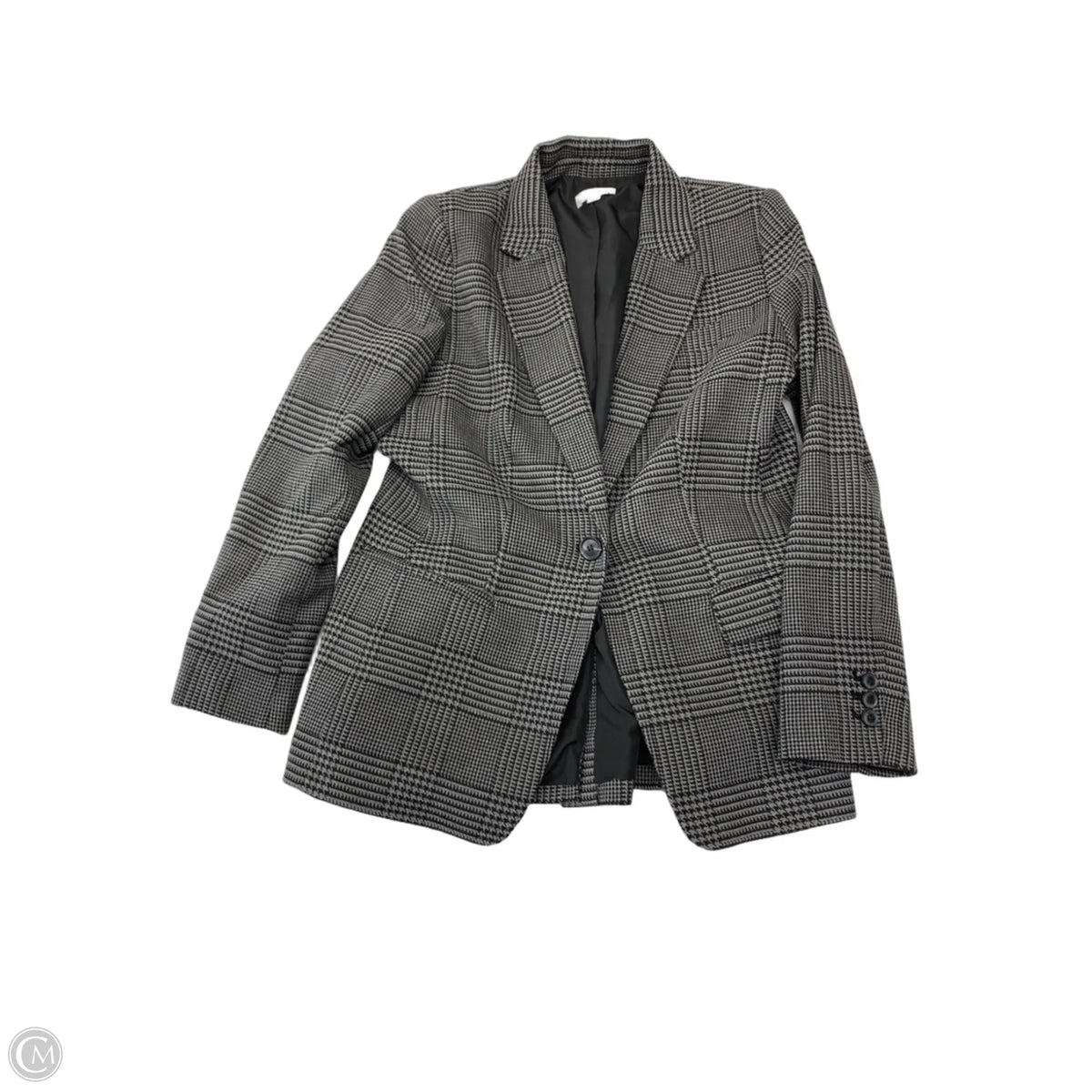 Blazer By Loft In Black & Grey, Size: Sp