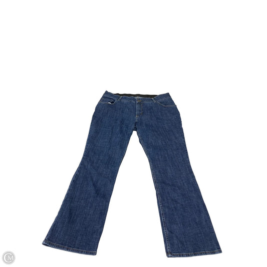 Jeans Straight By Riders In Blue Denim, Size: 20