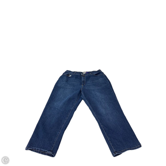 Jeans Straight By Catherines In Blue, Size: 18