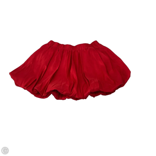 Skirt Mini & Short By A New Day In Red, Size: L