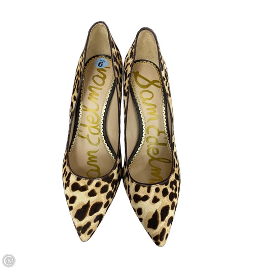 Shoes Heels Stiletto By Sam Edelman In Animal Print, Size: 6