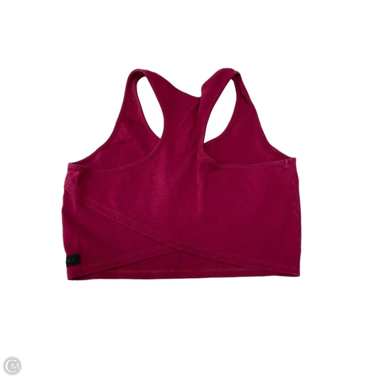Athletic Tank Top By Alphalete In Maroon, Size: S