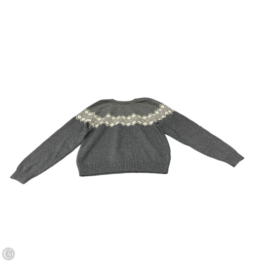 Sweater By Free Assembly In Grey & White, Size: Xxl