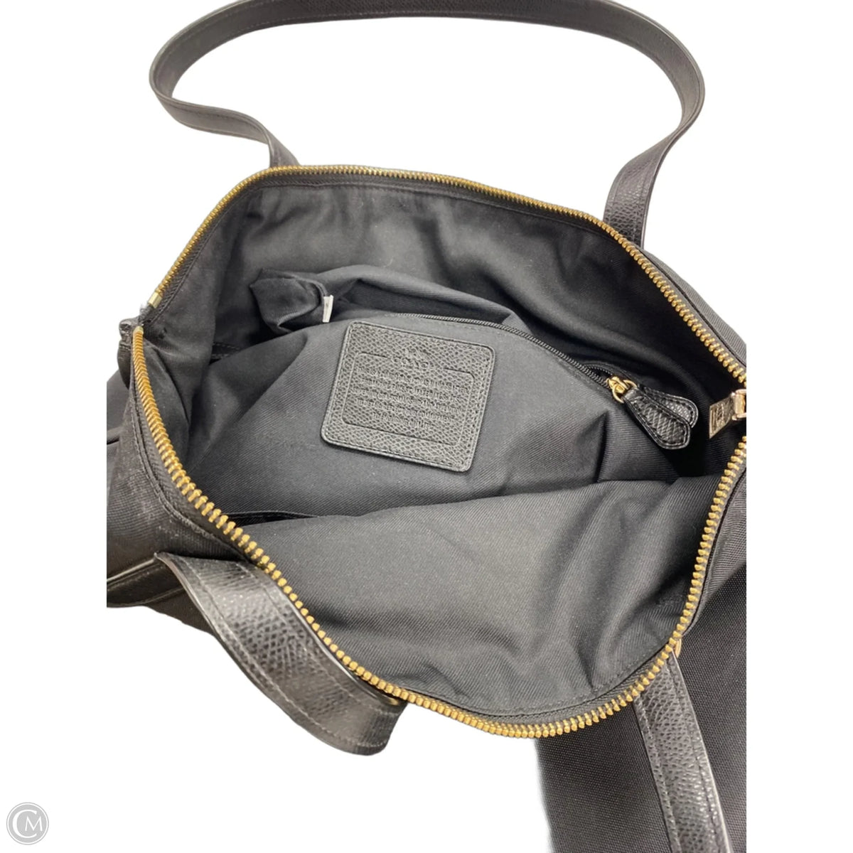 Tote Designer By Coach, Size: Medium
