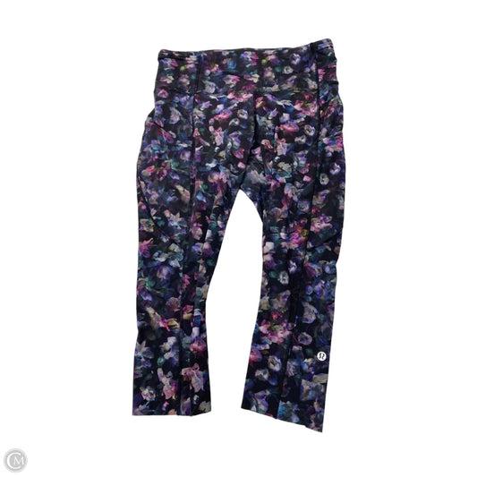 Athletic Leggings Capris By Lululemon In Multi-colored, Size: S