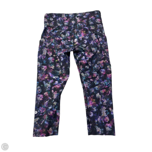 Athletic Leggings Capris By Lululemon In Multi-colored, Size: S