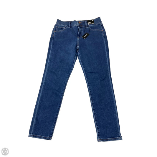 Jeans Skinny By Express In Blue Denim, Size: 8