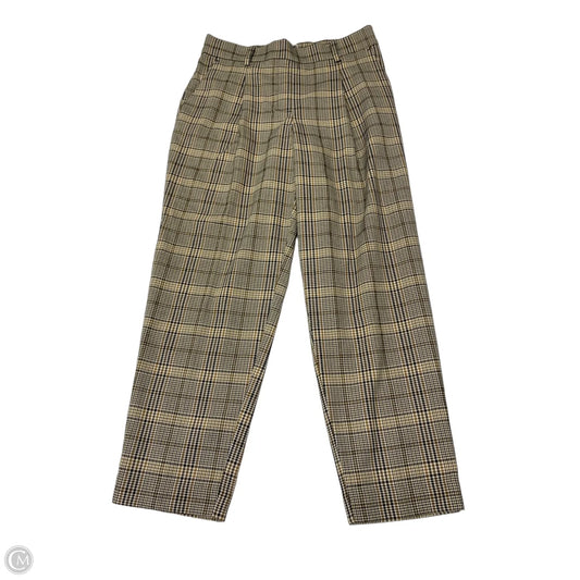 Pants Dress By Loft In Plaid Pattern, Size: 6p