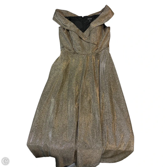 Dress Designer By Xscape In Gold, Size: L
