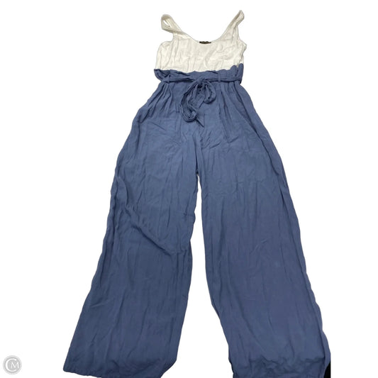 Jumpsuit By Shinestar In Blue & White, Size: S