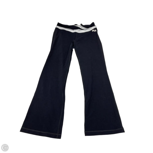 Athletic Pants By Fila In Black, Size: M