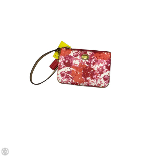 Wristlet Designer By Coach, Size: Small