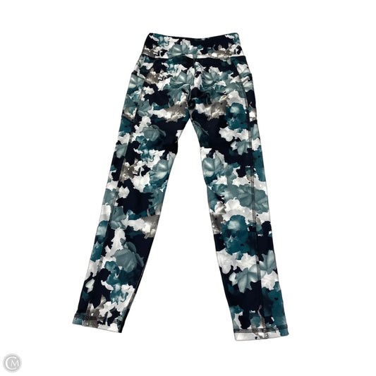 Athletic Leggings By Marika In Black & Green, Size: S