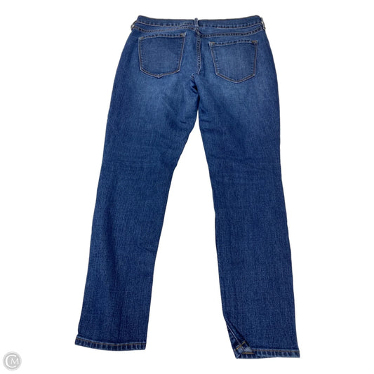Jeans Straight By Old Navy In Blue Denim, Size: 10