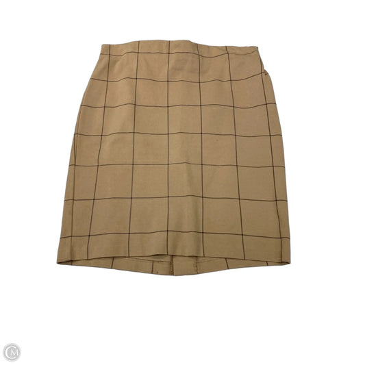 Skirt Mini & Short By Willi Smith In Tan, Size: 10