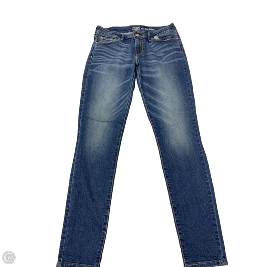 Jeans Skinny By Levis Signature In Blue Denim, Size: 12l