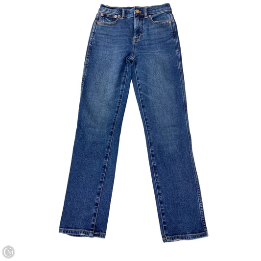 Jeans Skinny By J. Crew In Blue Denim, Size: 0