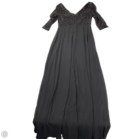Dress Party Long By Clothes Mentor In Black, Size: M