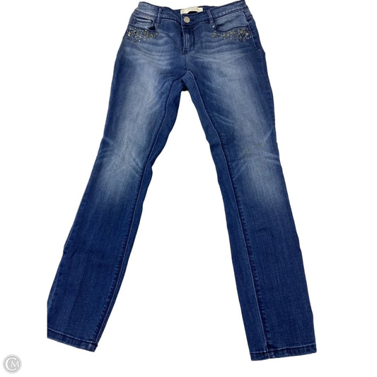 Jeans Skinny By Cato In Blue Denim, Size: 6