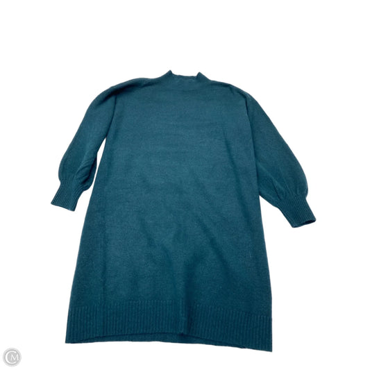 Dress Sweater By Loft In Teal, Size: L