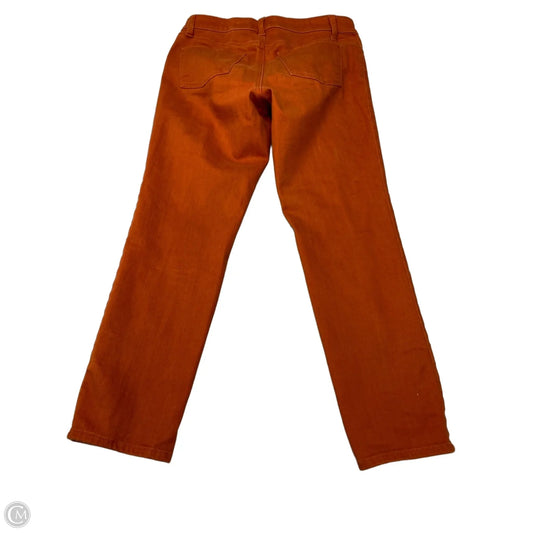Jeans Skinny By Talbots In Orange, Size: 6p