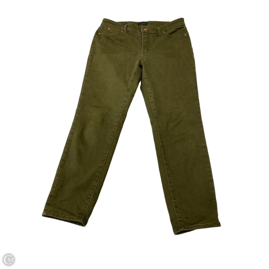 Jeans Skinny By Talbots In Green, Size: 8p