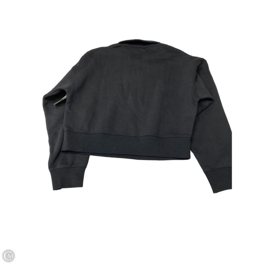 Sweatshirt Collar By Calvin Klein In Black, Size: S