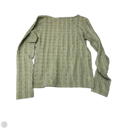 Top Long Sleeve By Loft In Green, Size: S